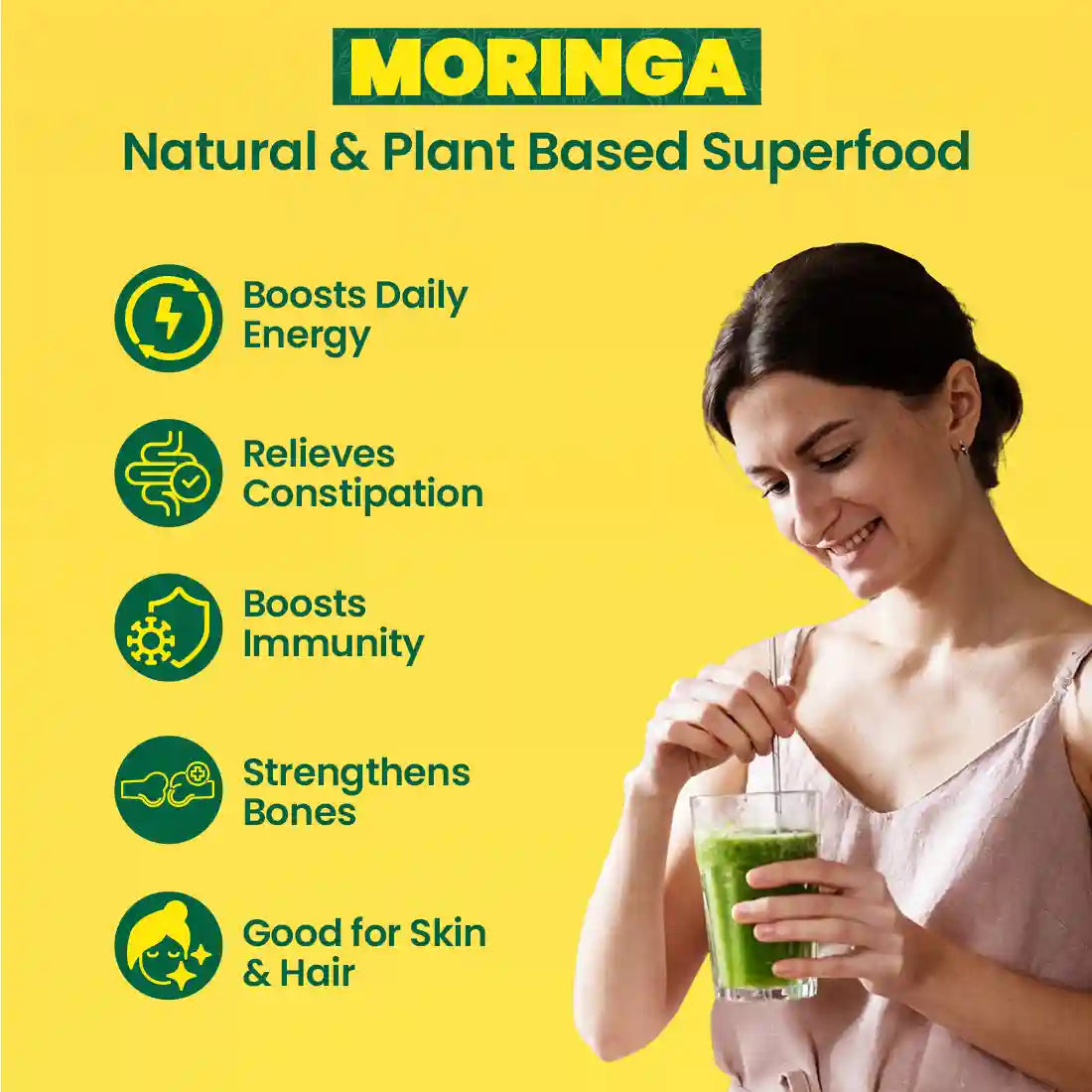 100% Pure & Natural Moringa Powder