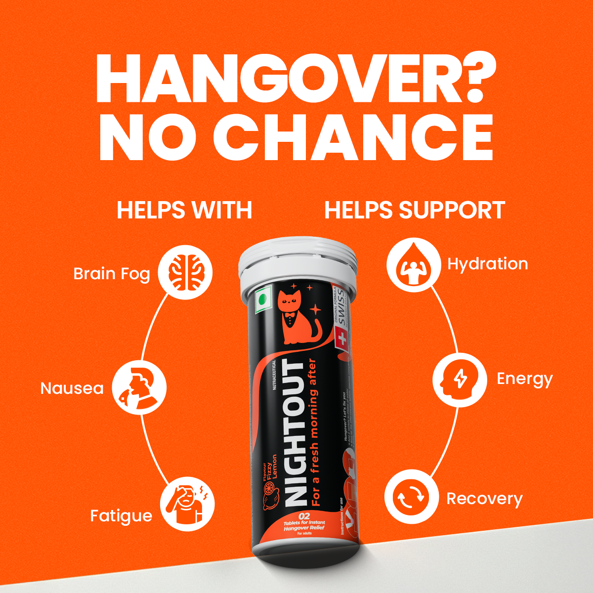HANGOVER? NO CHANCE