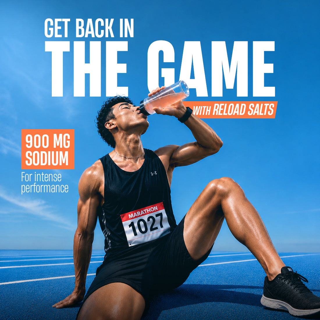 Fast&Up Reload Salts +  High Sodium Electrolyte Mix - Orange 5's