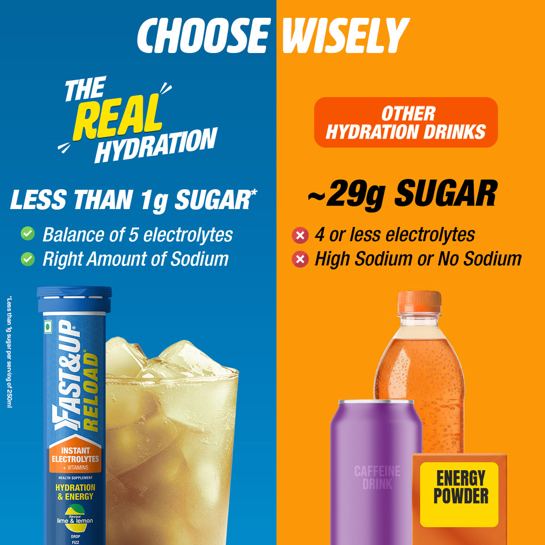 Reload - Low Sugar Instant Hydration Drink - Lemon