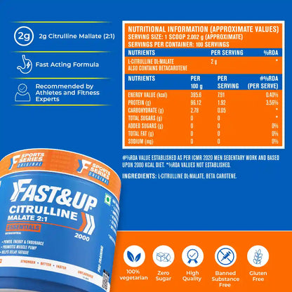 Fast&Up Citrulline Malate