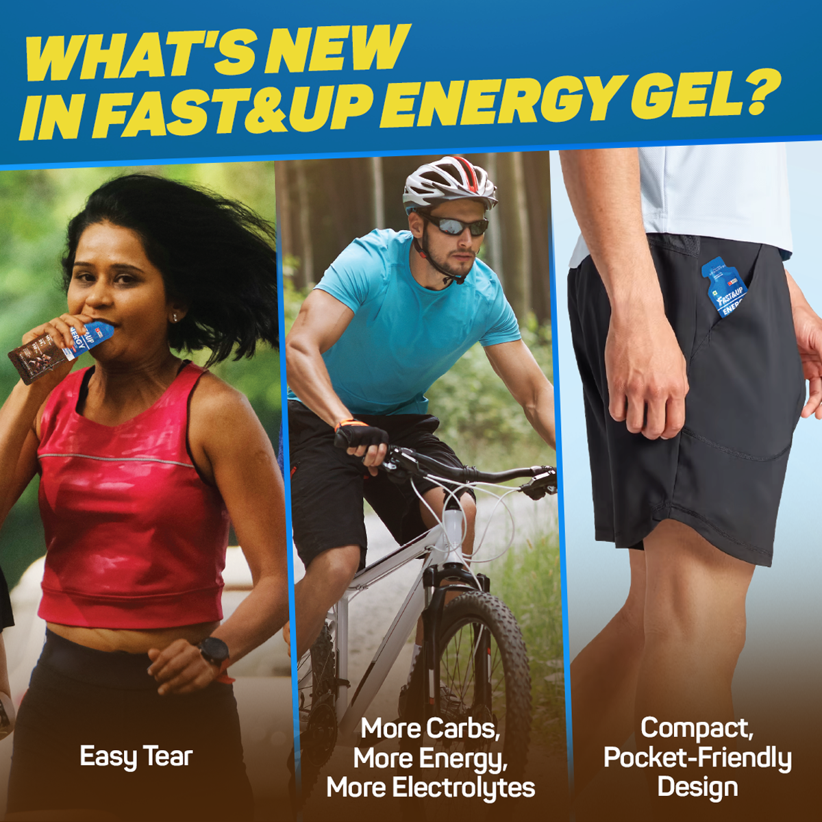 Energy Gel Mixed Berry Caffeinated 39g Pack of 6 + Energy Gel Chocolate Bourbon Caffeinated 39g Pack of 6