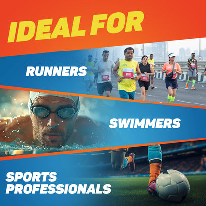 Ideal For Runners, Swimmers and Sports Professionals 