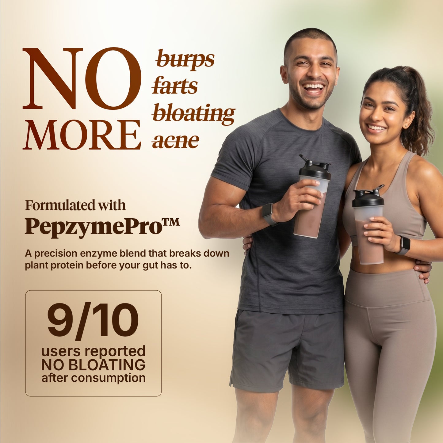 Plant Protein Cookies & Cream 1kg + Free Spillproof Shaker
