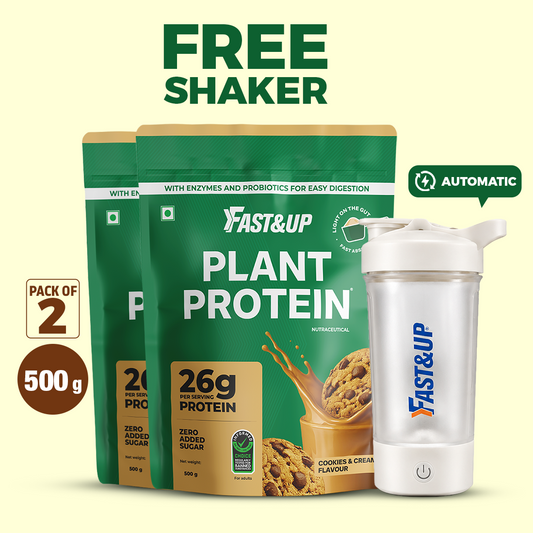 Plant Protein - Cookies & Cream - 500g Pack of 2