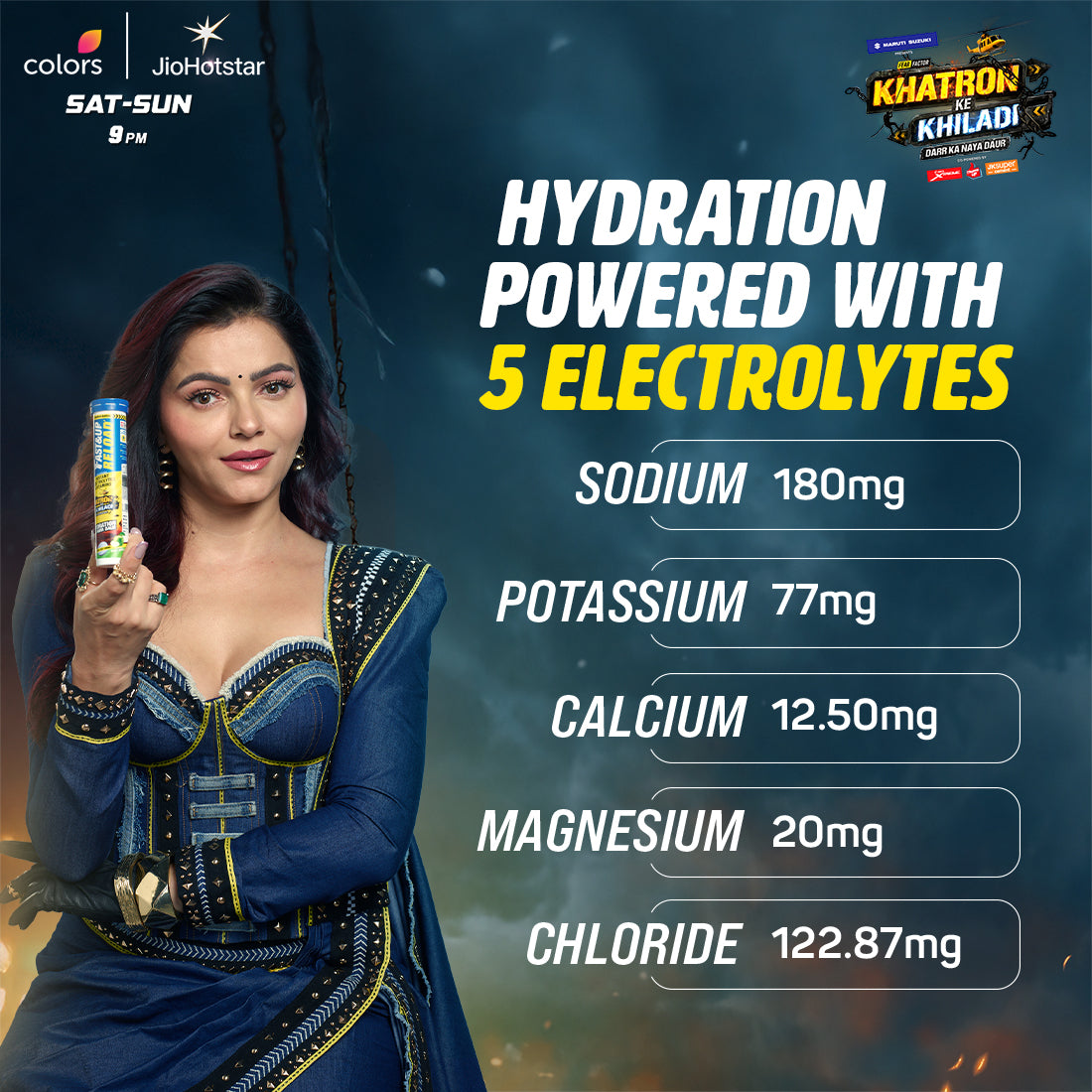 Reload- Low Sugar Instant Hydration Drink- Khatron Ke Khiladi Special Edition