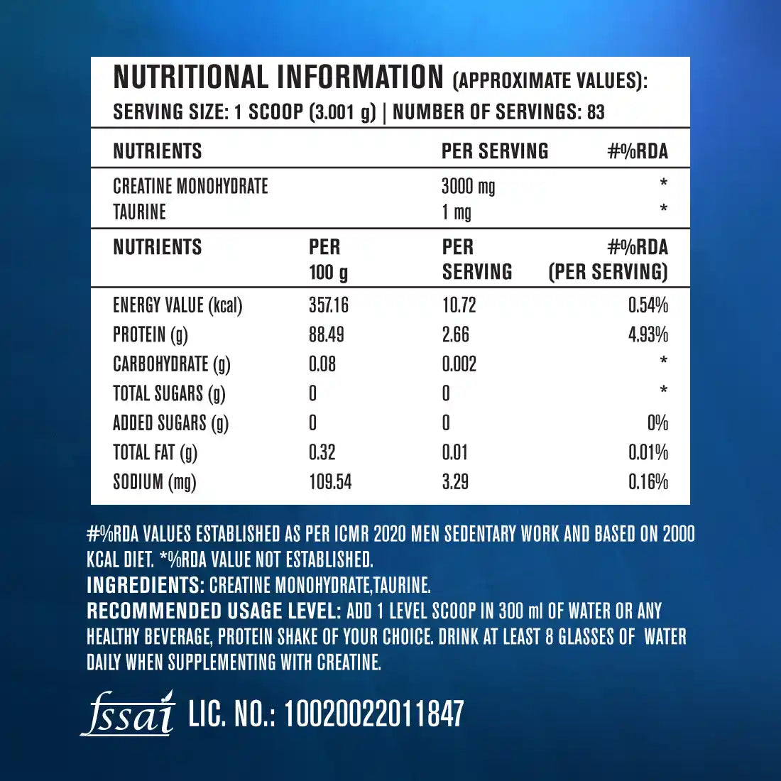 Fast&Up Creatine Monohydrate