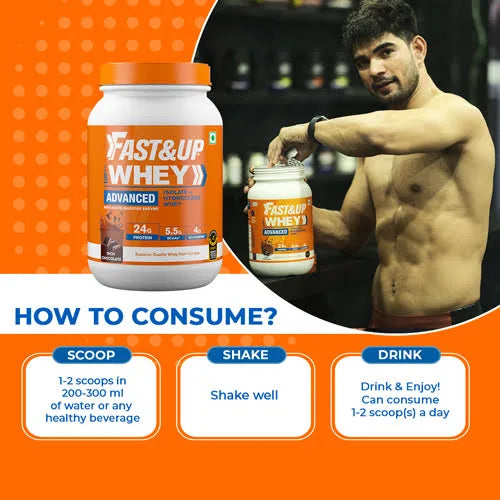 Fast&Up Whey Advanced - Isolate + Hydrolyzed Whey