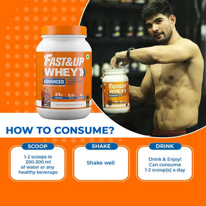 Fast&Up Whey Advanced - Isolate + Hydrolyzed Whey