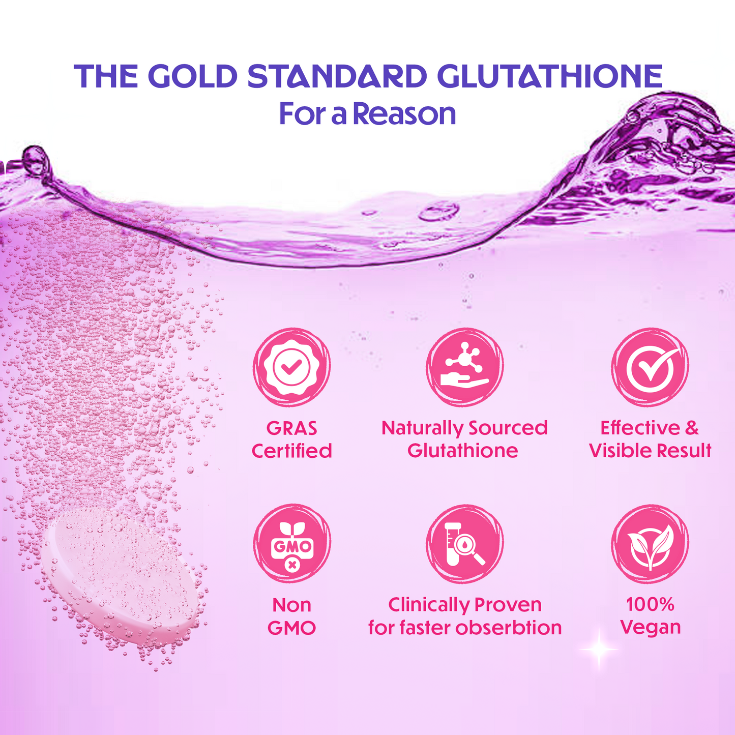 Glow- Brighter Skin with Japanese Glutathione - Strawberry Lemon Flavour