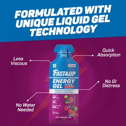 Energy Gel - Caffeinated - Mixed Berry