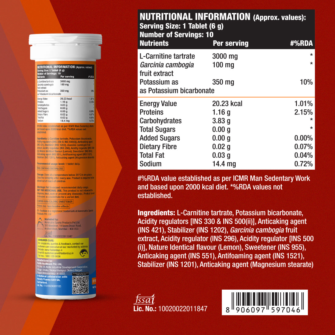 L-Carnitine 3000mg for Weight Loss- Assorted Flavors