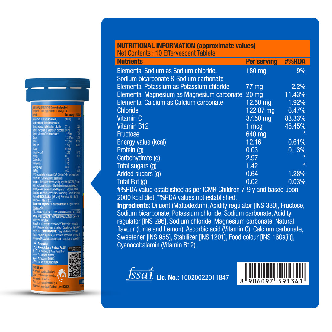 Reload Low Sugar - Instant Hydration Drink - Lemon