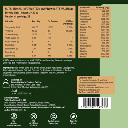 Plant Protein - Cookies & Cream - 1Kg