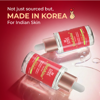 Not Just Sourced but MADE IN KOREA for Indian Skin
