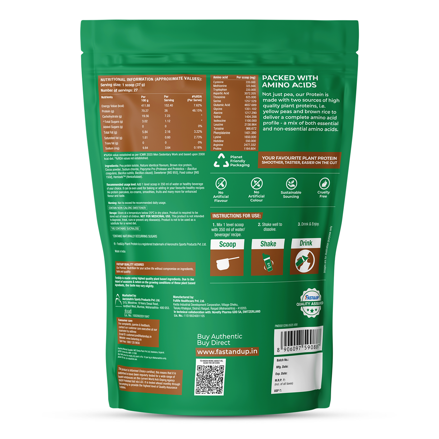 Plant Protein - Rich Chocolate - 1kg