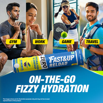 Reload Zero Sugar Instant Hydration Drink - Assorted Pack of 4