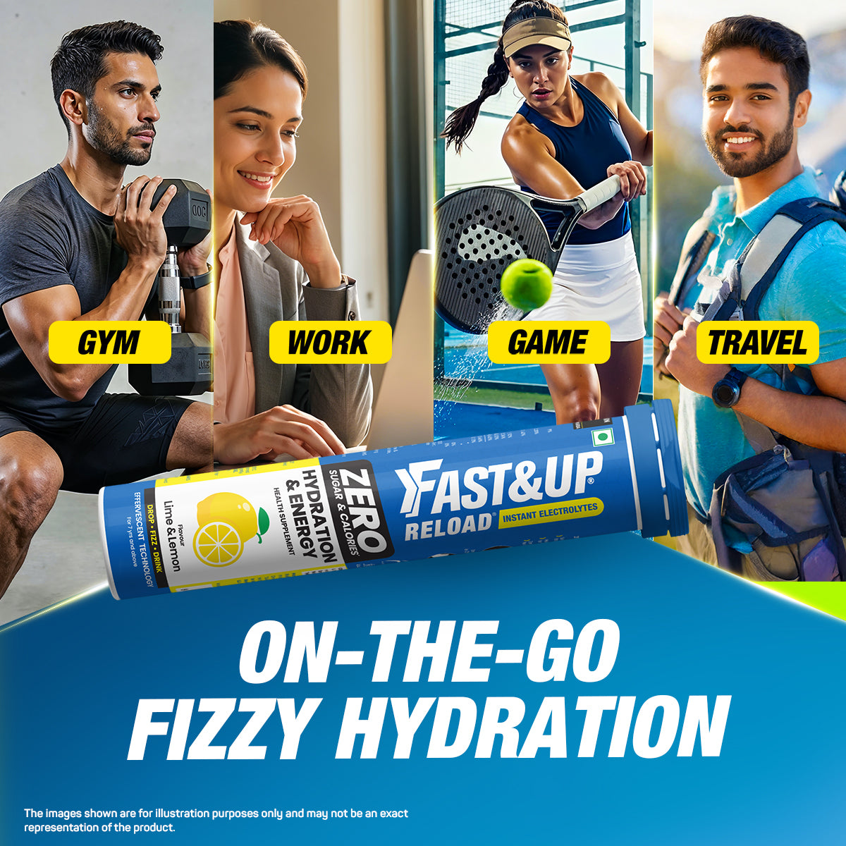 Reload Zero Instant Hydration Drink - Lime and Lemon - Single