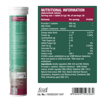 Daily Liver Cleanser with Milk Thistle + NAC - Mixed Berry
