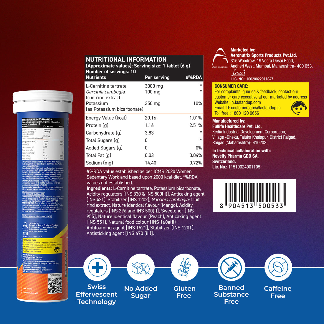rda l-carnitine 3000mg Supplement for Fat Metabolism Support ManukaGuard Medical Grade Manuka _lifestage::senior Tri-Fortify Flavor:Watermelon