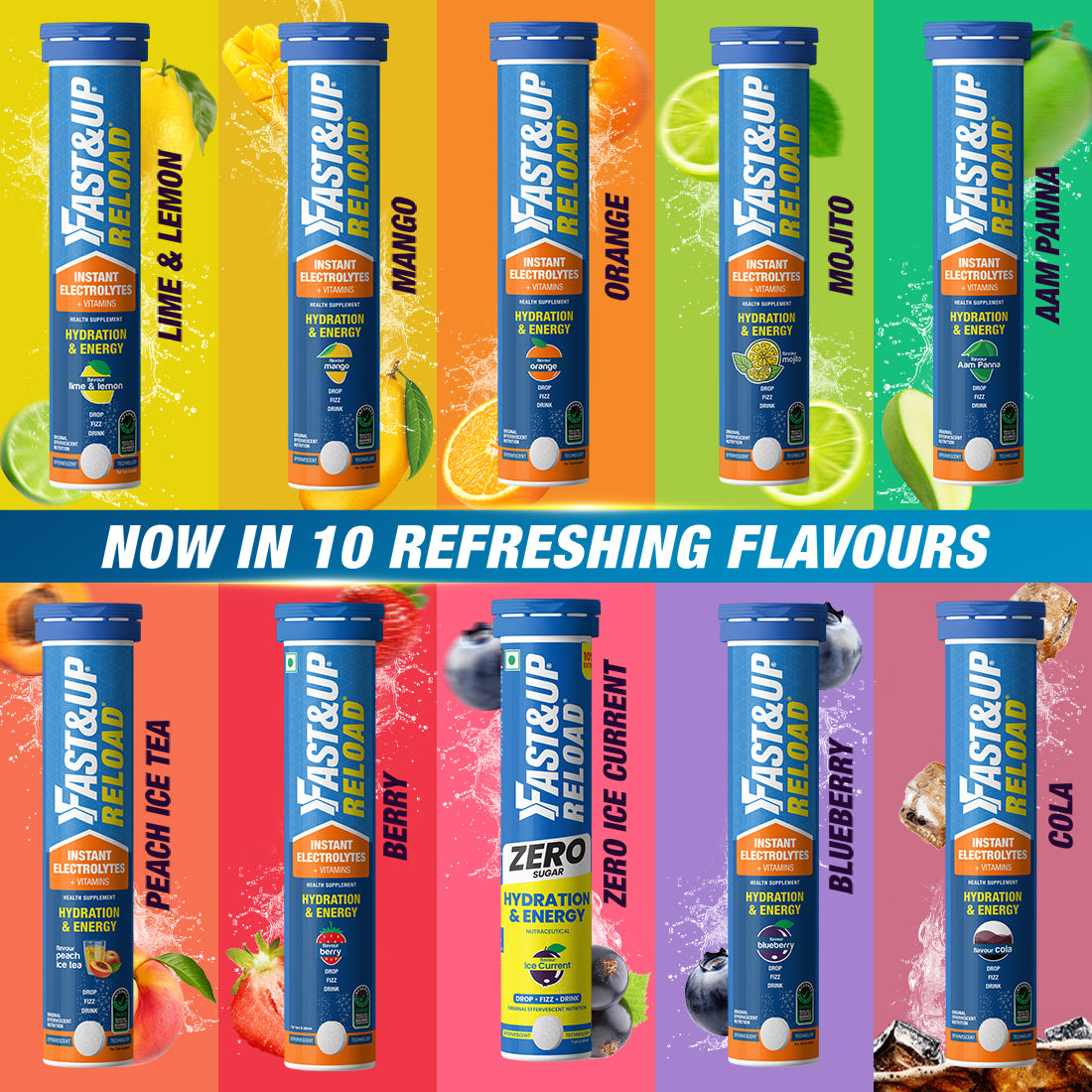 Now in 10 Refreshing Flavours