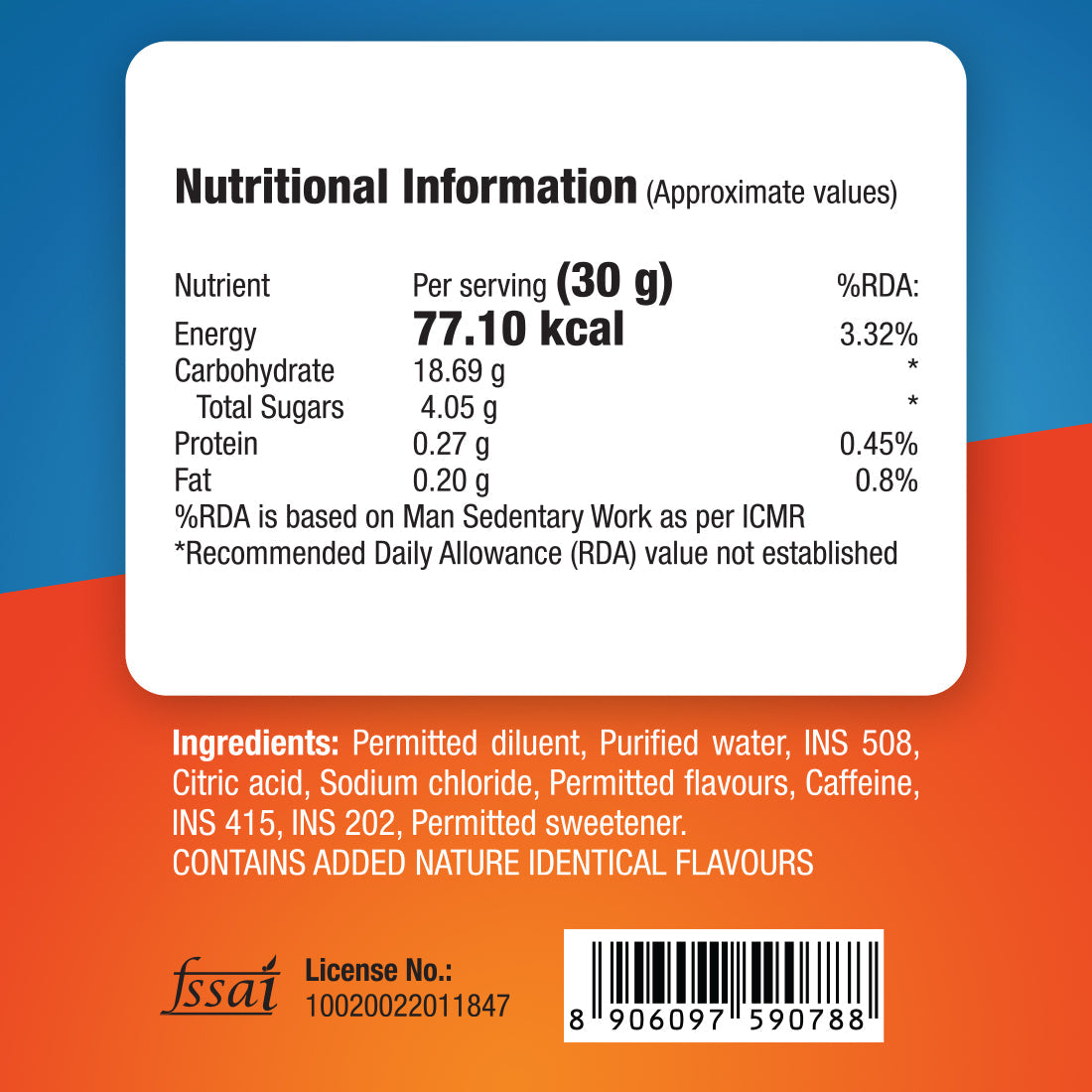 Fast&Up Energy Gel Caffeinated - Strawberry Banana