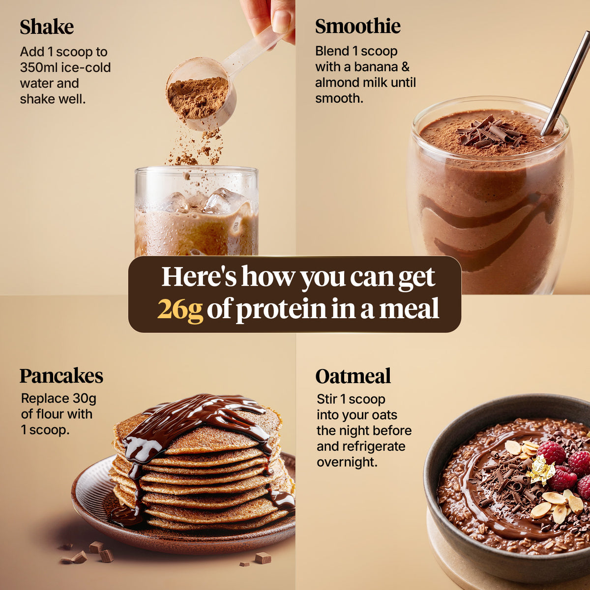 Plant Protein Rich Chocolate 500gms + Free Spillproof Shaker