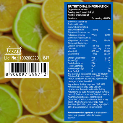 Reload Zero Instant Hydration Drink - Lime and Lemon - Single