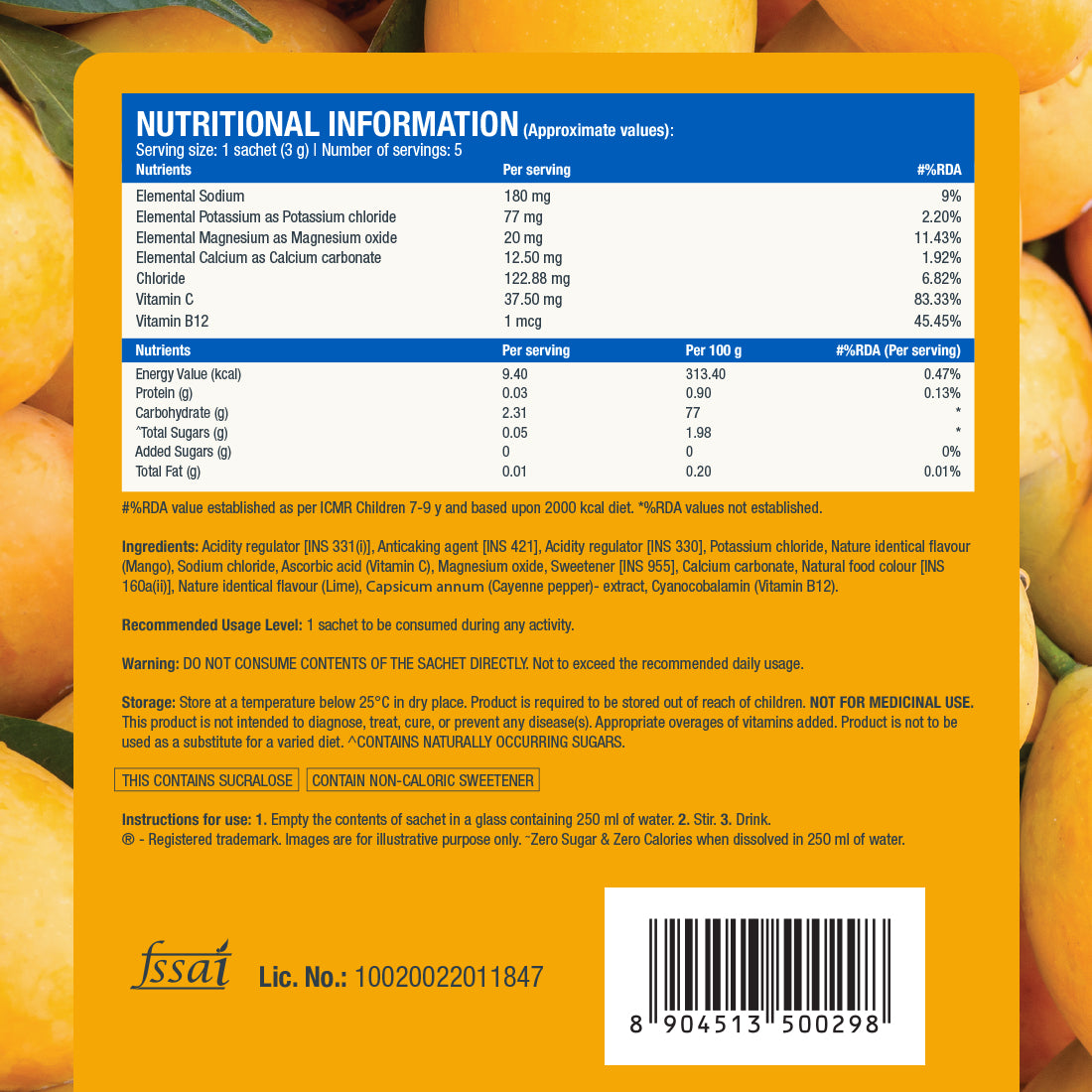 Nutritional Information