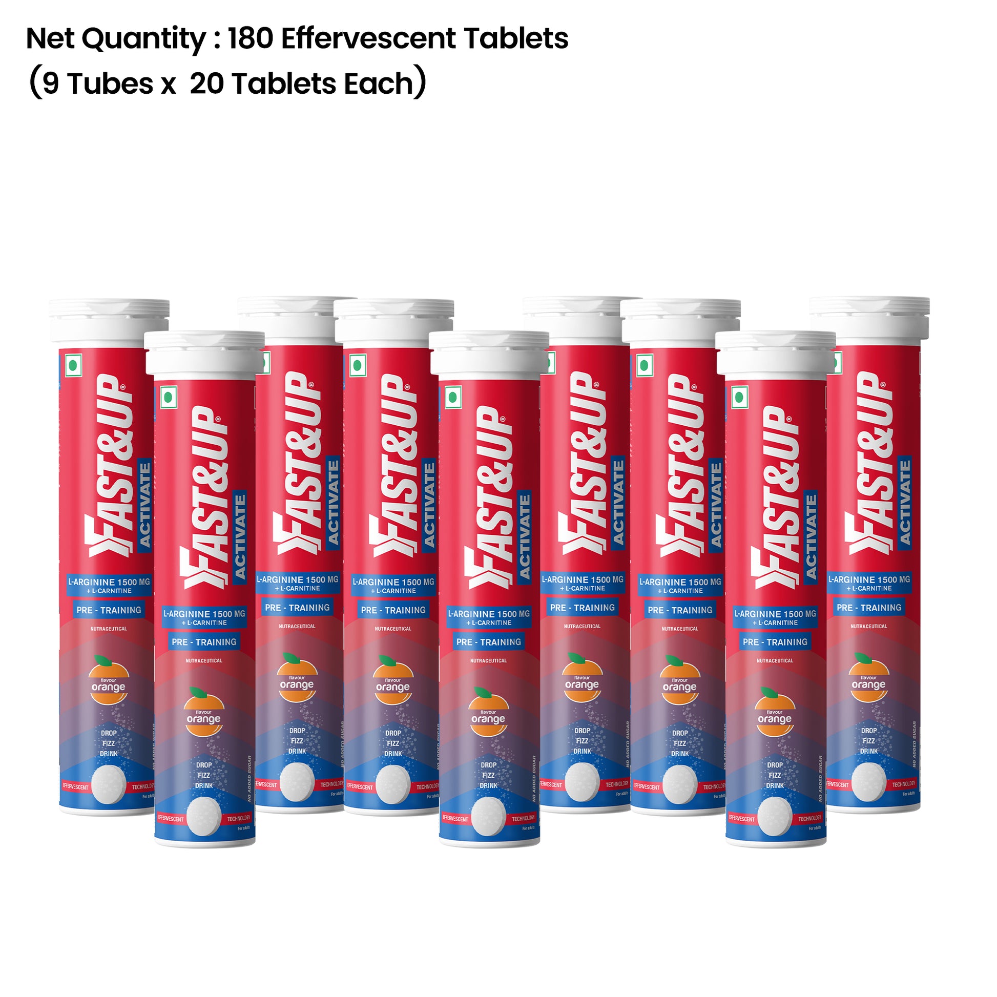 Fastandup Activate Pack of 9
