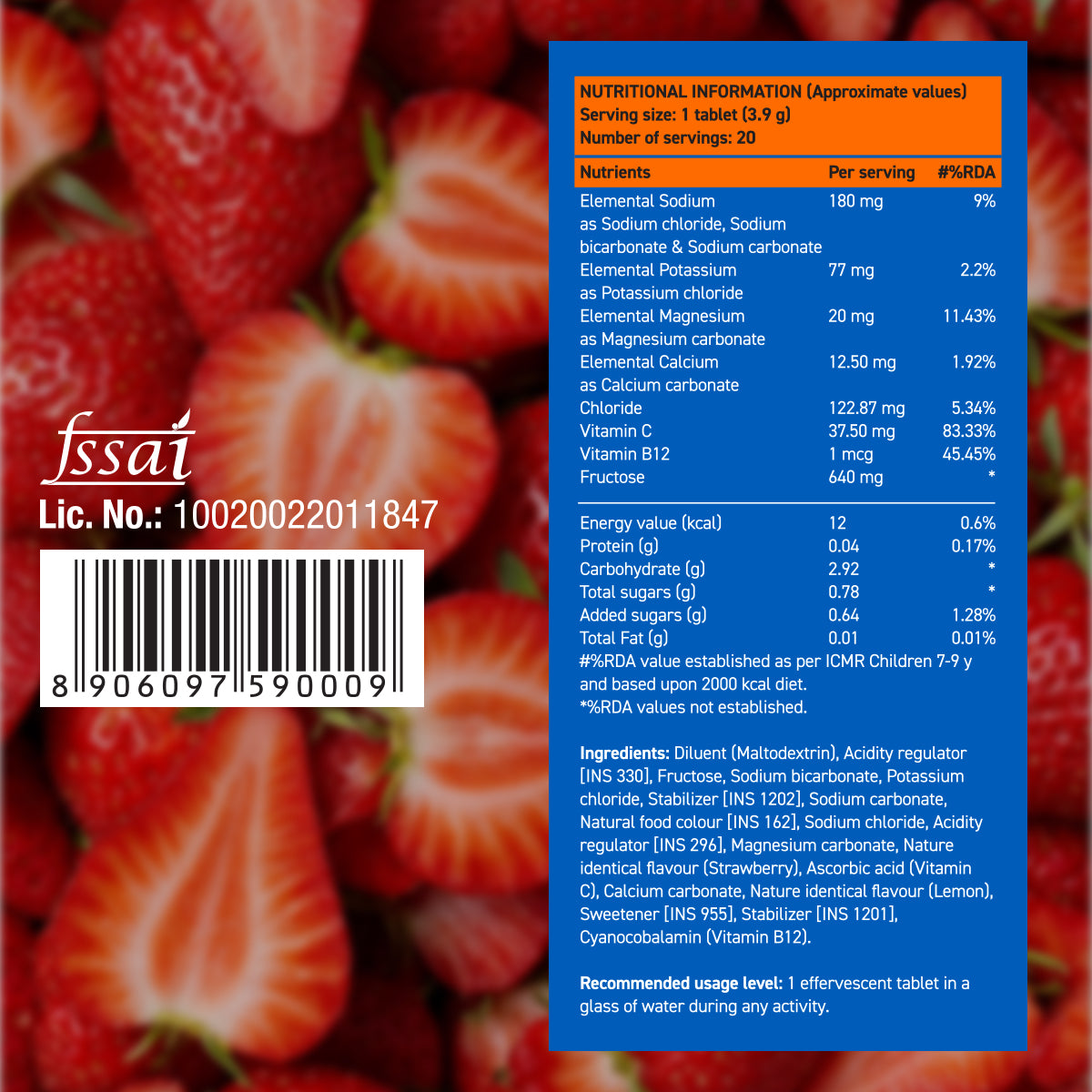 Reload - Low Sugar Instant Hydration Drink - Berry