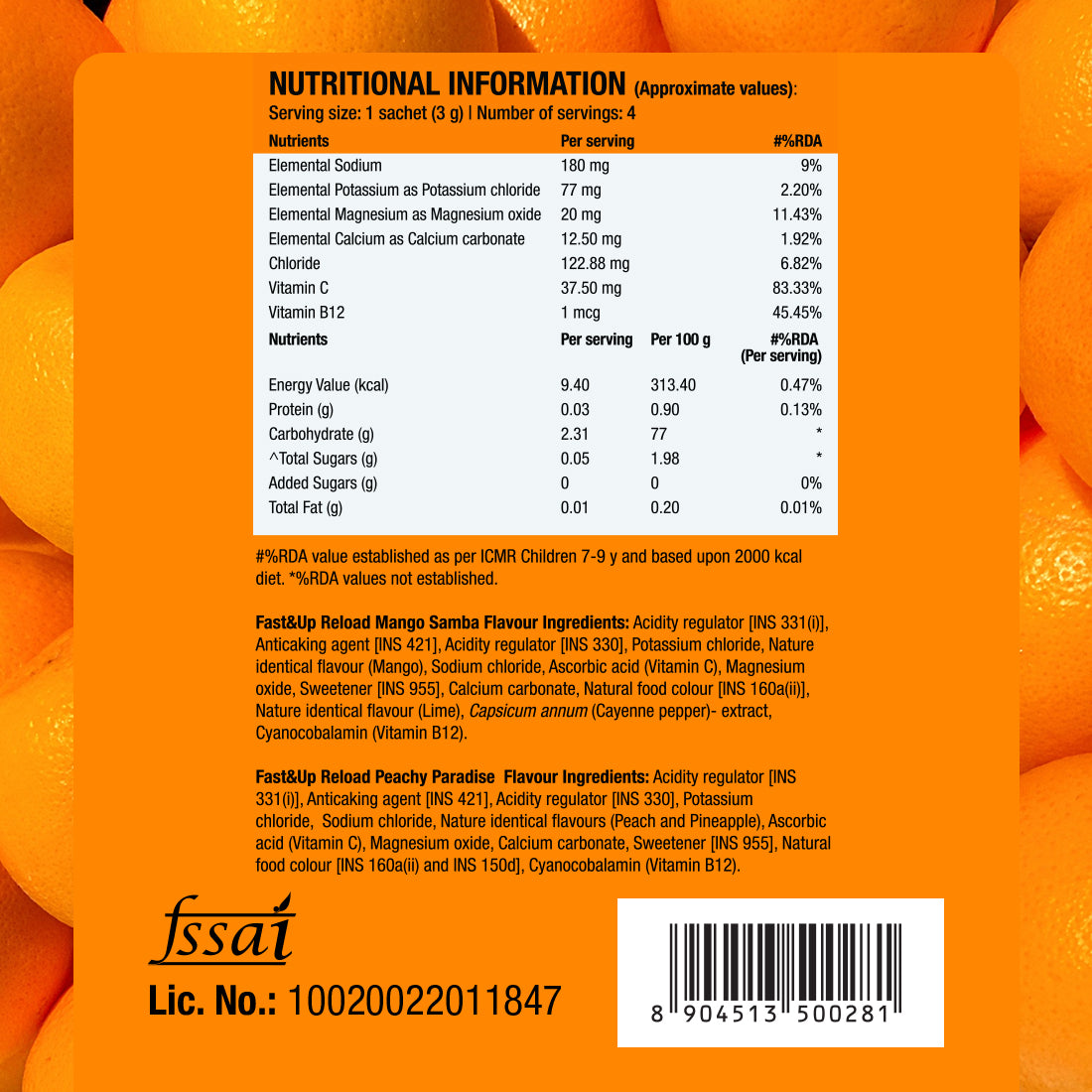Nutritional Information