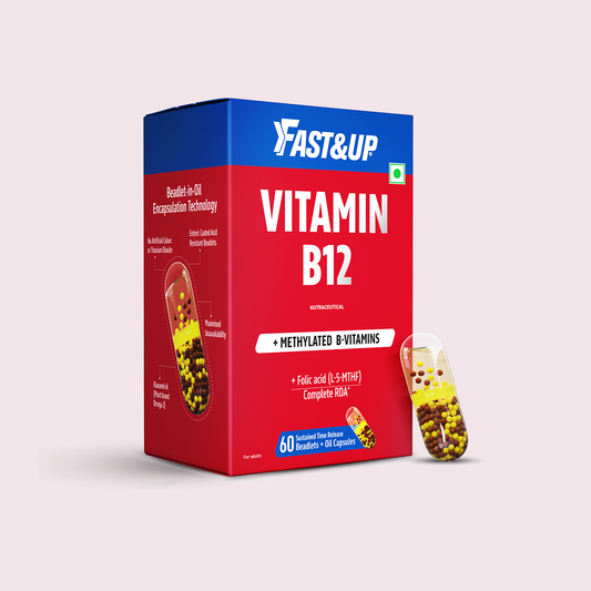 B12 + B Complex 100% RDA with Folic Acid & Vegan Omega-3