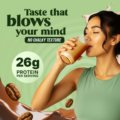 Plant Protein - Cappuccino - 1kg (Pack of 2)