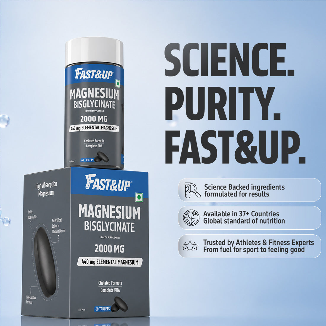 Magnesium Bisglycinate with 440mg Elemental | 100% RDA