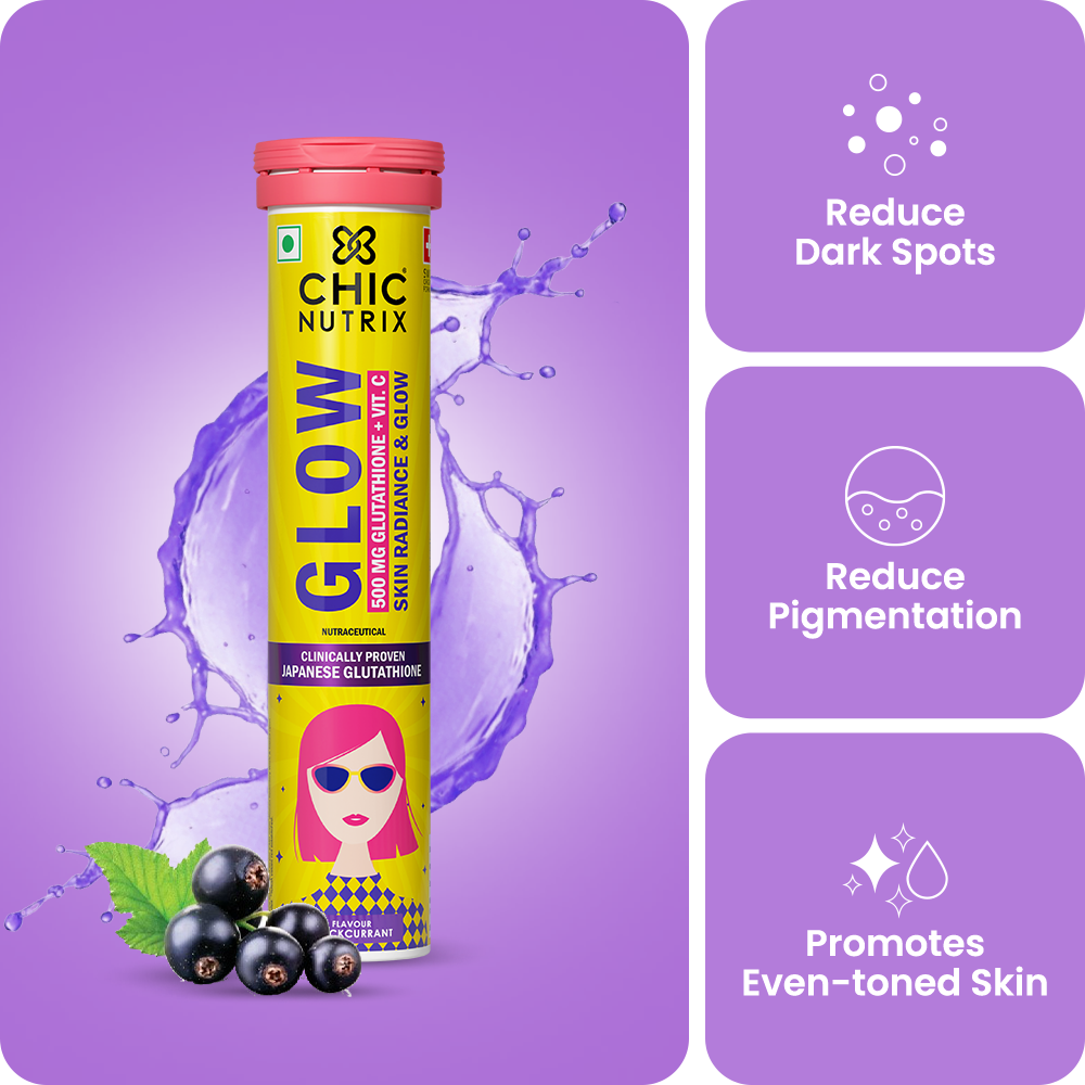 chicnutrix glutathione side effects Chicnutrix Glow Effervescent Assorted Flavours for Radiant Skin