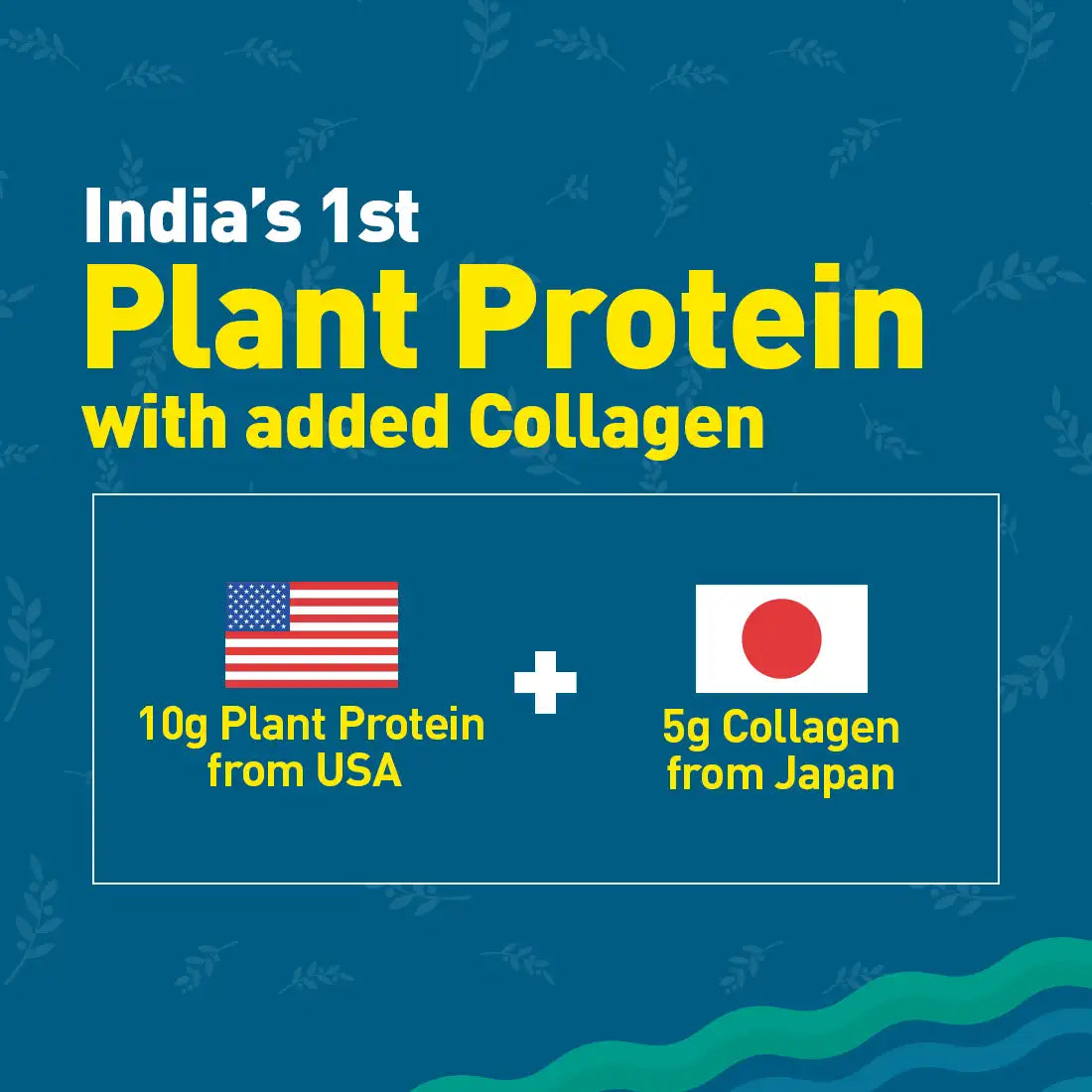 Fast&Up Plant Protein with Collagen - 10gm Plant Protein + 5gm Japanese Marine Collagen + Superherbs