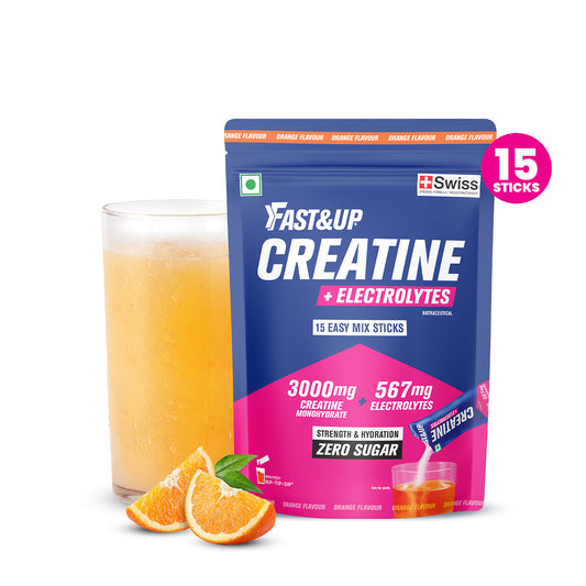 Creatine + Electrolytes - 2x Power - Orange Flavour