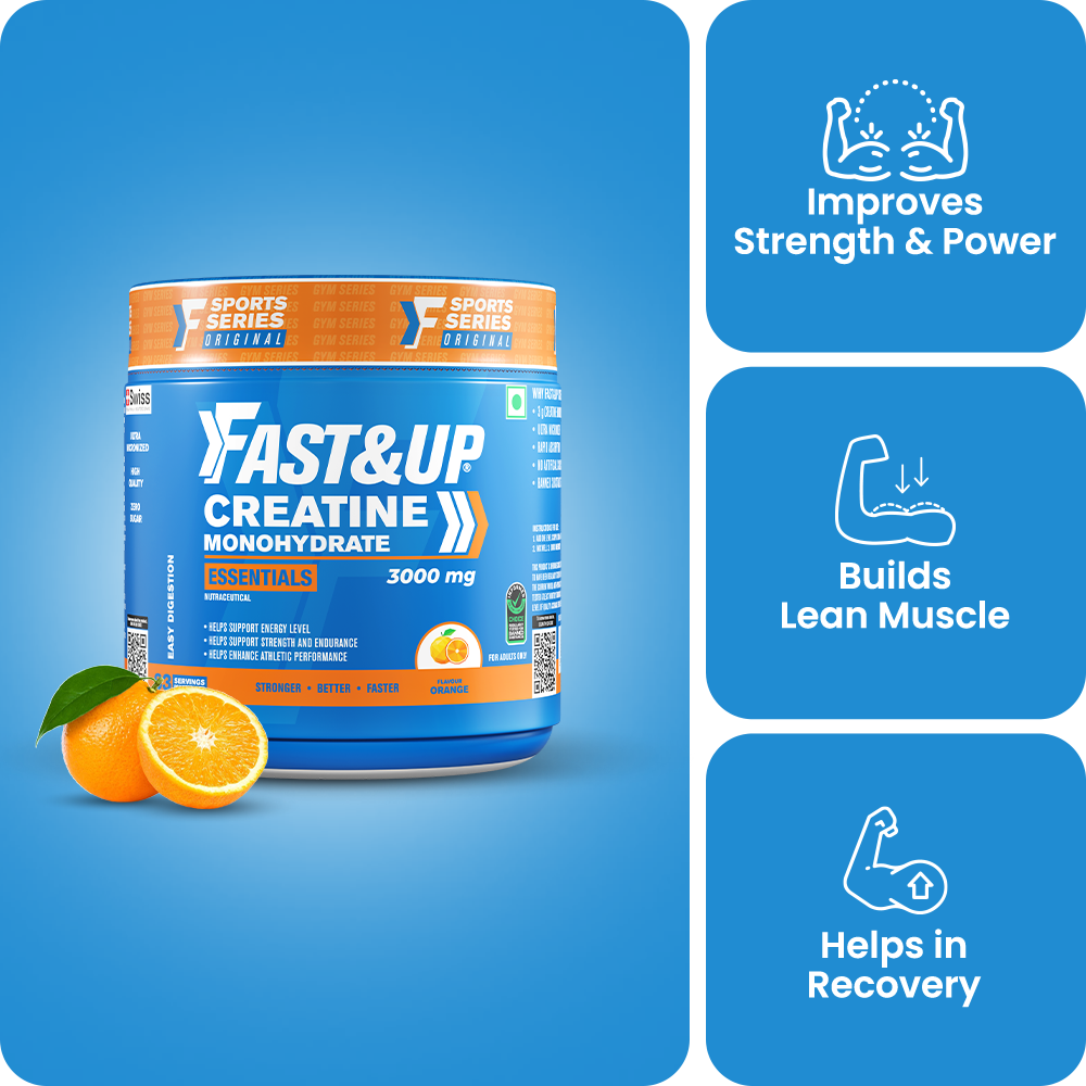 Creatine Monohydrate Essentials Supplements Oline - Fast&Up
