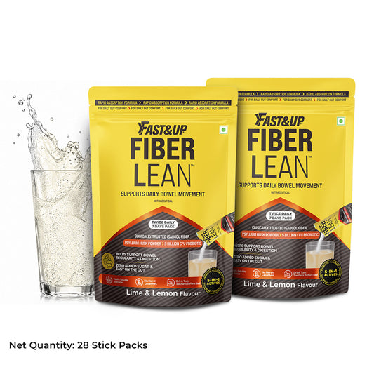 Daily Fiber | Isabgol For Constipation Relief & Better Digestion - Lime & Lemon