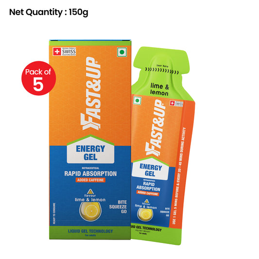 Fast&Up Energy Gel Caffeinated - Lime and Lemon