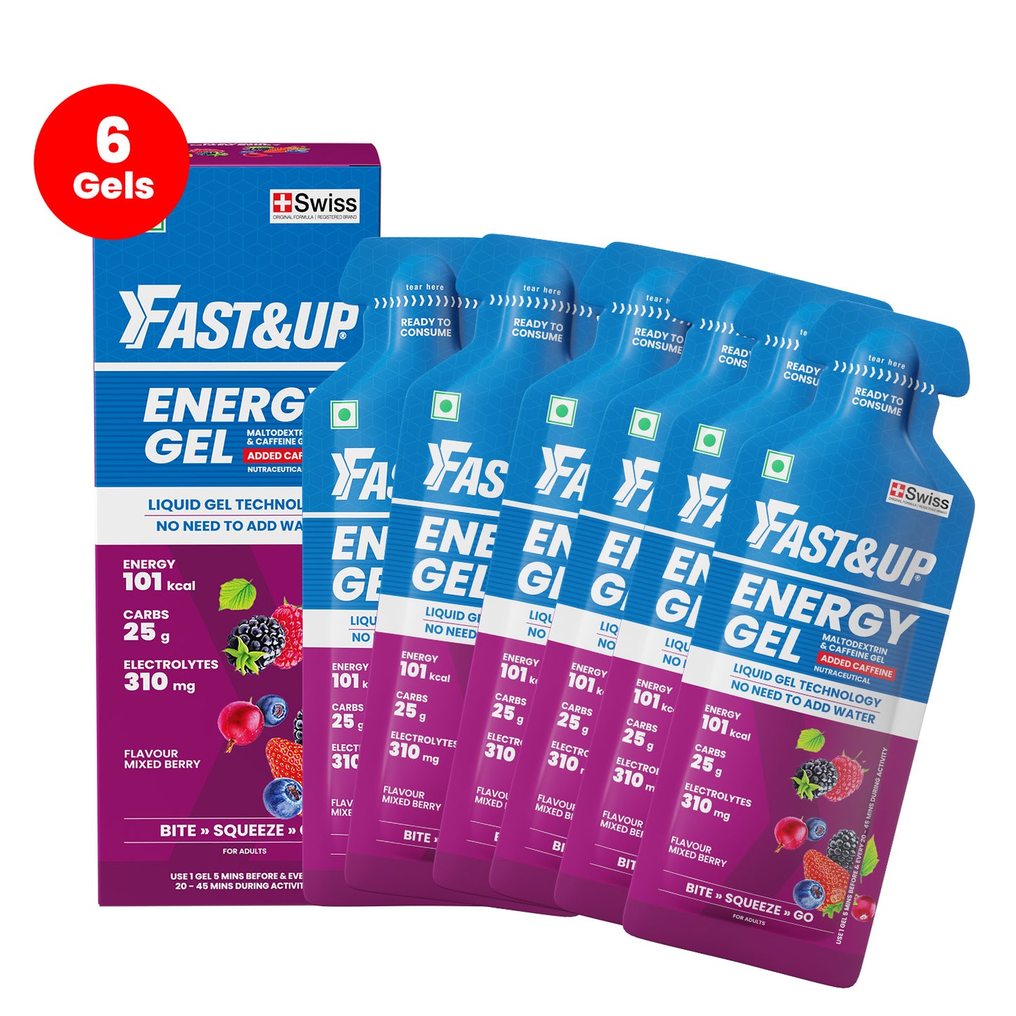 Energy Gel - Caffeinated - Mixed Berry