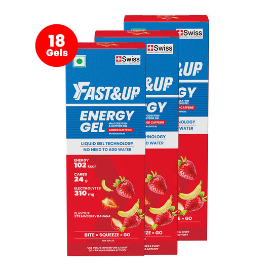 Fastandup Energy GelStrawberrypackof3