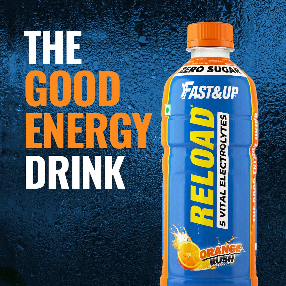 Fast&Up Reload RTD 500 ml - 20X Less Sugar for Hydration and Energy