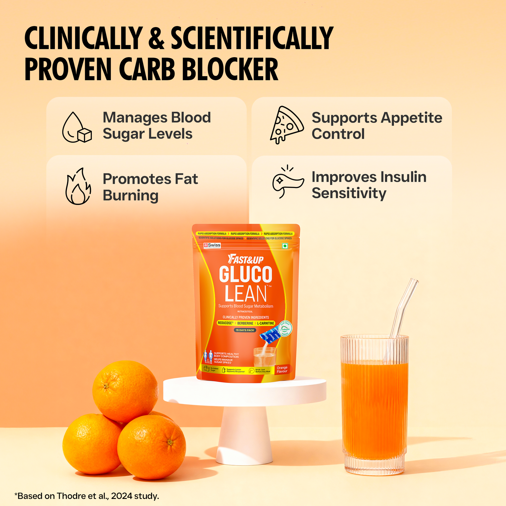 Fast&Up GlucoLean for Low Glycemic Response & GLP-1 Fast&Up GlucoLean for Low Glycemic Response & GLP-1