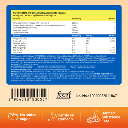Glucolean For Low Glycaemic Response – Nature's GLP-1 - Orange