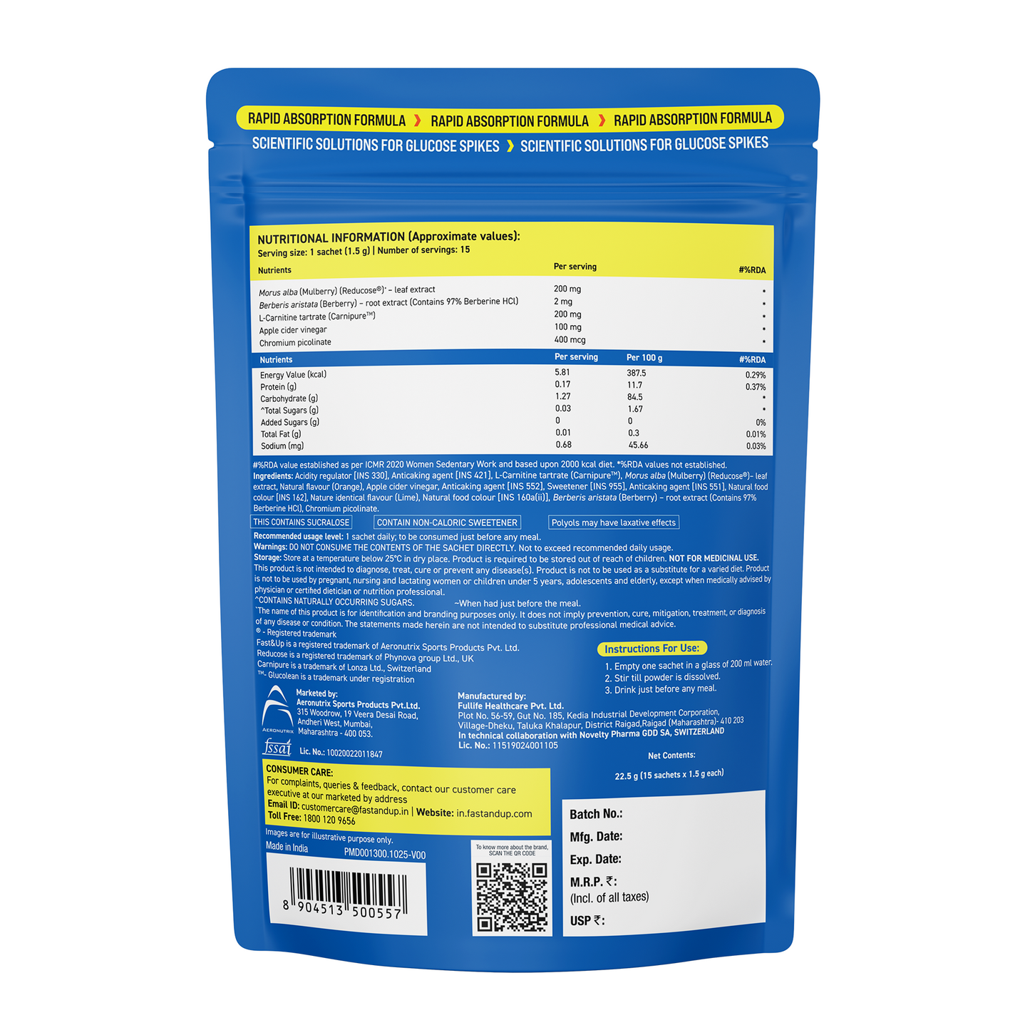 Glucolean For Low Glycaemic Response – Nature's GLP-1 - Orange