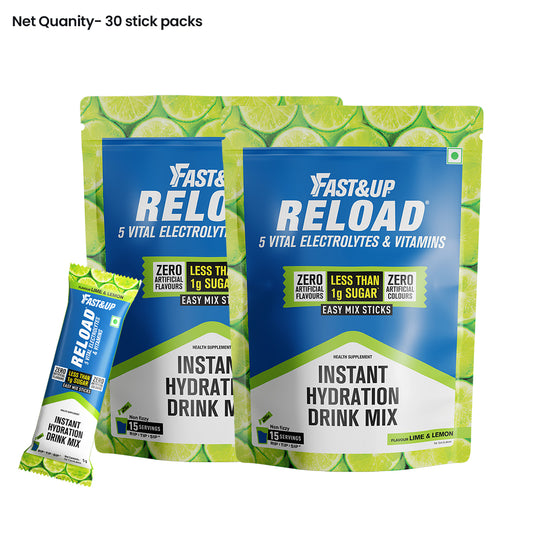 Reload - Low Sugar Instant Hydration Sticks - Lime & Lemon