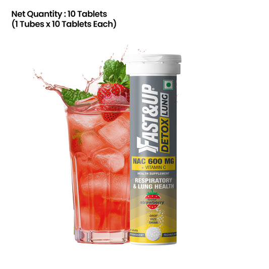 Daily Lung Cleanser with NAC + Vit. C - Strawberry (10 Tab) Single