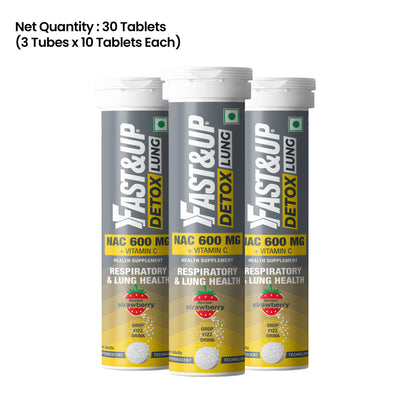 Daily Lung Cleanser with NAC + Vit. C - Strawberry (10 Tab)